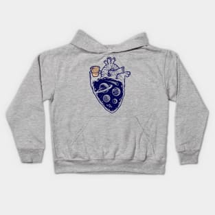 Universe My Heart Illustration Kids Hoodie